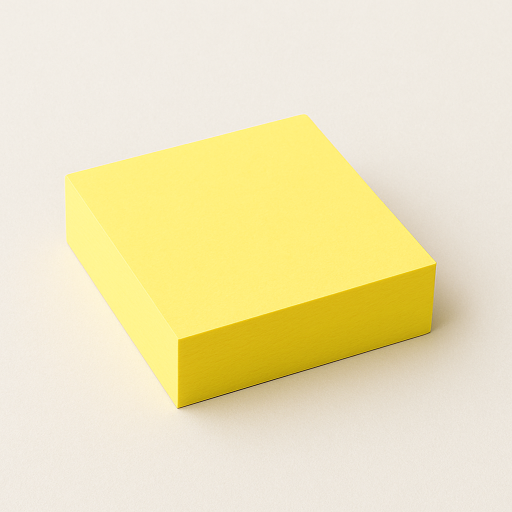 Classic Yellow Sticky Notes – 100 Sheets