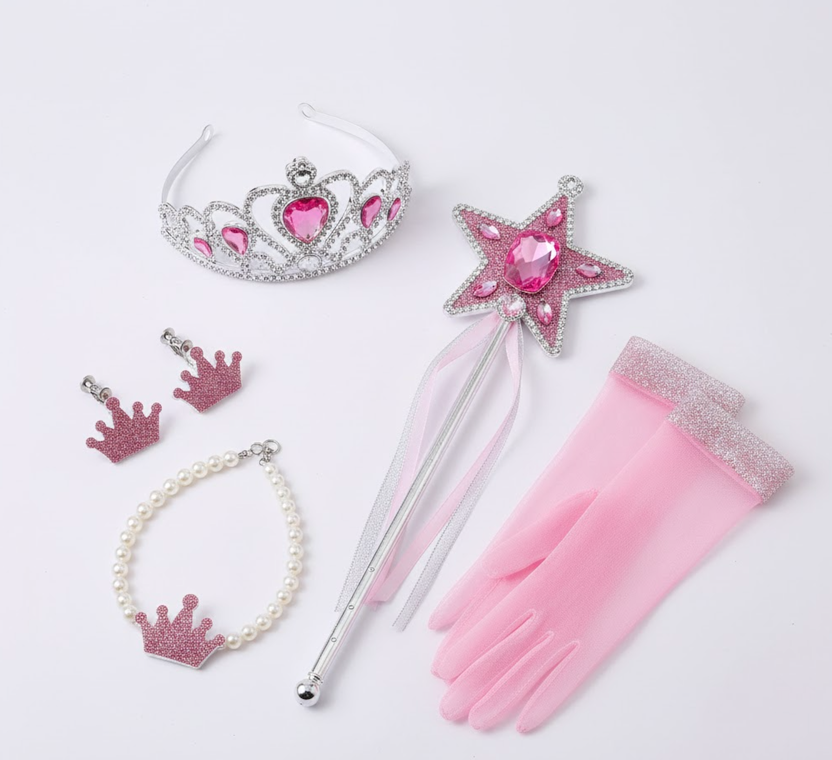 Princess Dress-Up Set (Crown & Accessories)
